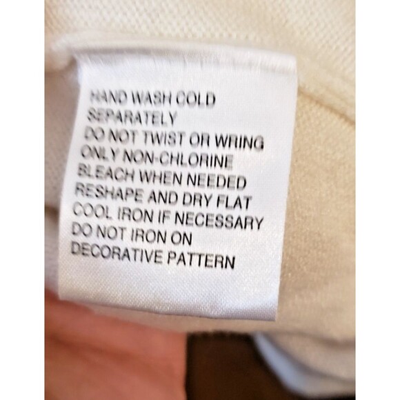 EUC - Sag Harbor 3X - Ivory One Piece Twin Set with Sequins - Nice for Holidays - Picture 3 of 5